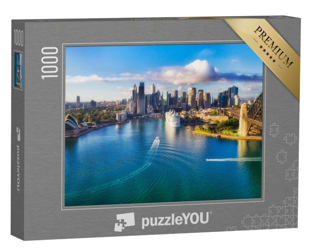 Puzzle 1000 Teile „Der Hafen von Sydney mit der weltberühmten Oper“