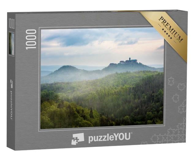 Puzzle 1000 Teile „Wartburg im Morgennebel, Thüringer Wald“