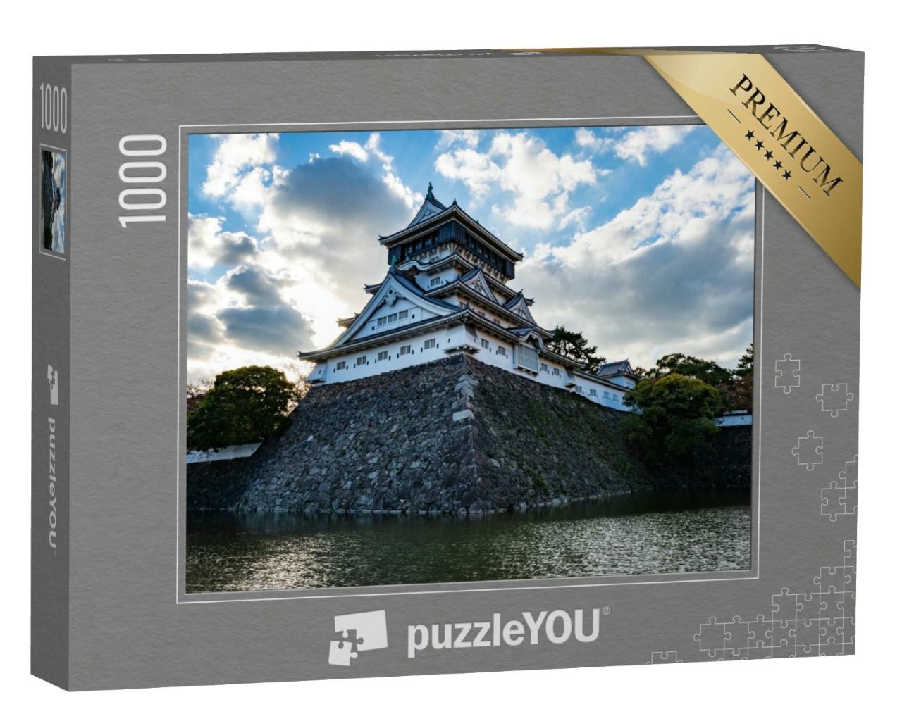 Puzzle 1000 Teile „Burg Kokura, imposantes Gebäude in Fukuoka, Japan“