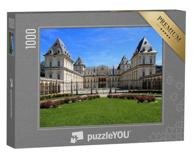Puzzle 1000 Teile „Das berühmte Schloss Valentino in der Stadt Turin in Italien“