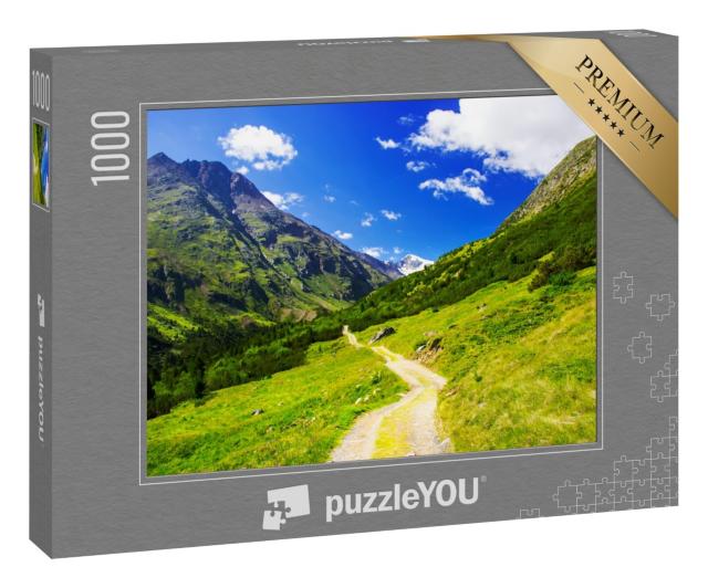 Puzzle 1000 Teile „Schöner Bergblick - Ötztal, Tirol“