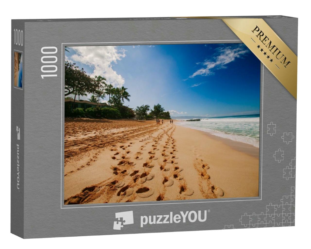 Puzzle 1000 Teile „Paradiesischer Strand in den Tropen“