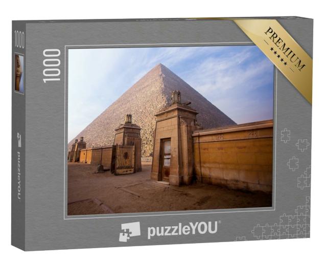 Puzzle 1000 Teile „Die Pyramiden von Gizeh in Ägypten“
