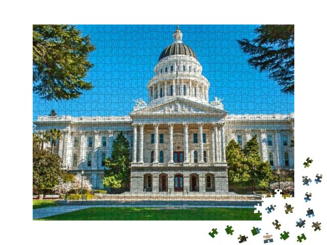 Puzzle 1000 Teile „California State Capitol, Sacramento, USA“