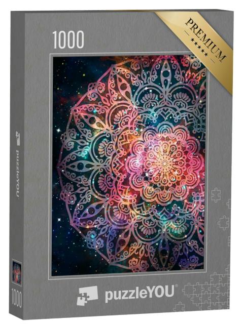 Puzzle 1000 Teile „Ein Mandala in einer Galaxie“