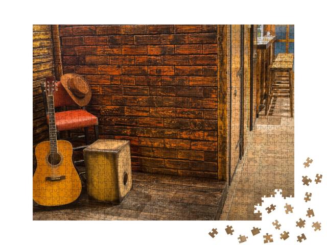 Puzzle 1000 Teile „Kneipenmusik“