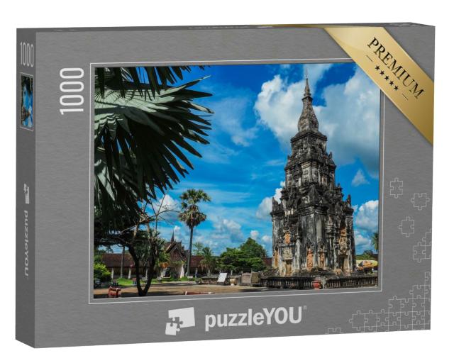 Puzzle 1000 Teile „That Ing Hang Muang Kraisorn, Provinz Savannakhet, Laos“