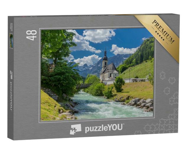 Puzzle 48 Teile „Berchtesgadener Voralpenlandes: Ramsau und Umgebung“