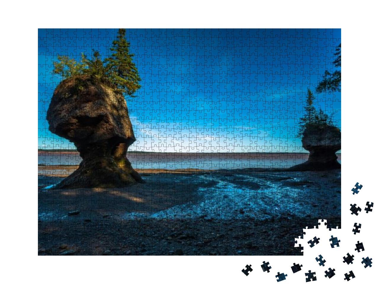 Puzzle 1000 Teile „Hopewell Rocks, New England, Kanada“