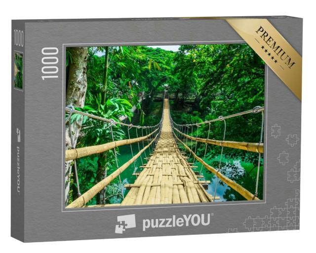Puzzle 1000 Teile „Hängebrücke auf den Philippinen“