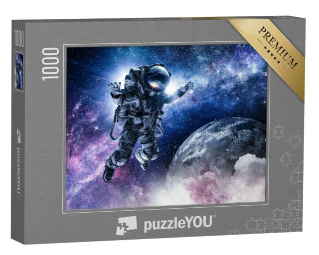 Puzzle 1000 Teile „Ein Astronaut auf Weltraummission“