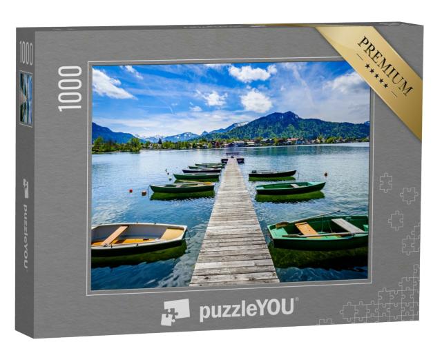 Puzzle 1000 Teile „Landschaft am Tegernsee, Bayern“