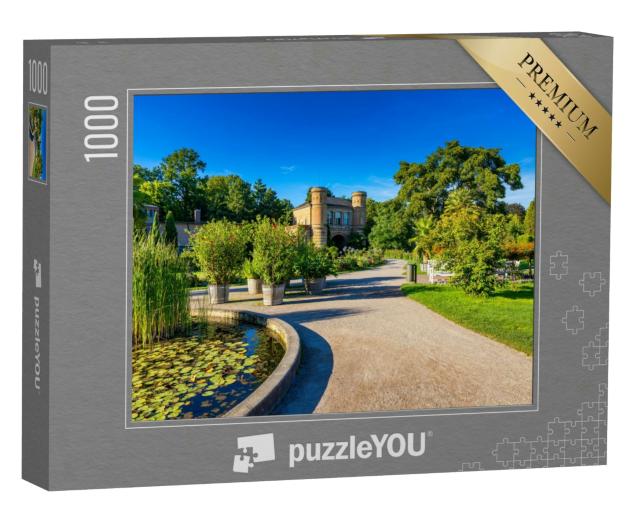 Puzzle 1000 Teile „Botanischer Garten in Karlsruhe, Deutschland“
