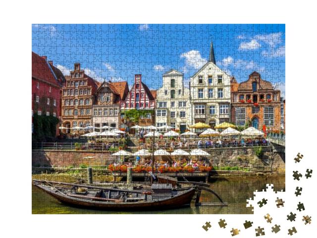 Puzzle 1000 Teile „Stintmarkt, Lüneburg“