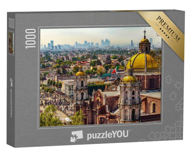 Puzzle 1000 Teile „Basilika Unserer Lieben Frau von Guadalupe, Mexiko-Stadt“