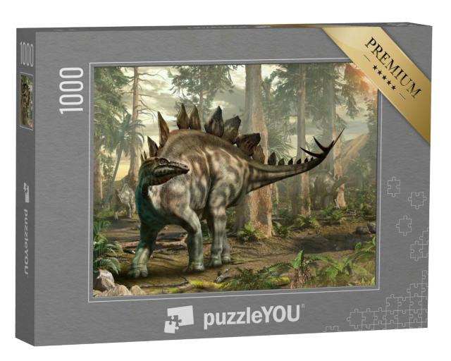 Puzzle 1000 Teile „Stegosaurus “