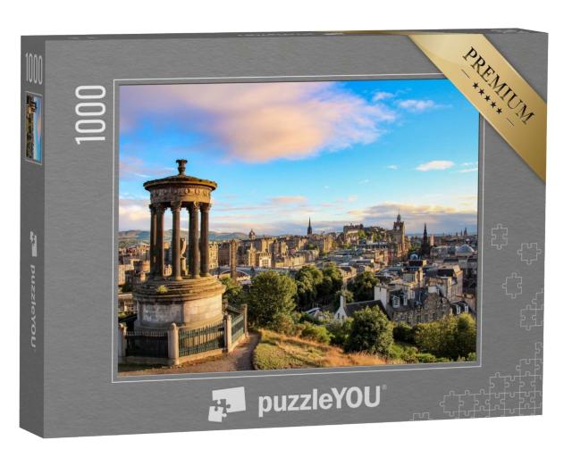 Puzzle 1000 Teile „Skyline von Edinburgh: Blick vom Calton Hill“