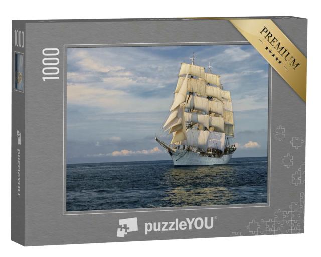 Puzzle 1000 Teile „Wunderschönes Segelschiff unter vollen Segeln“