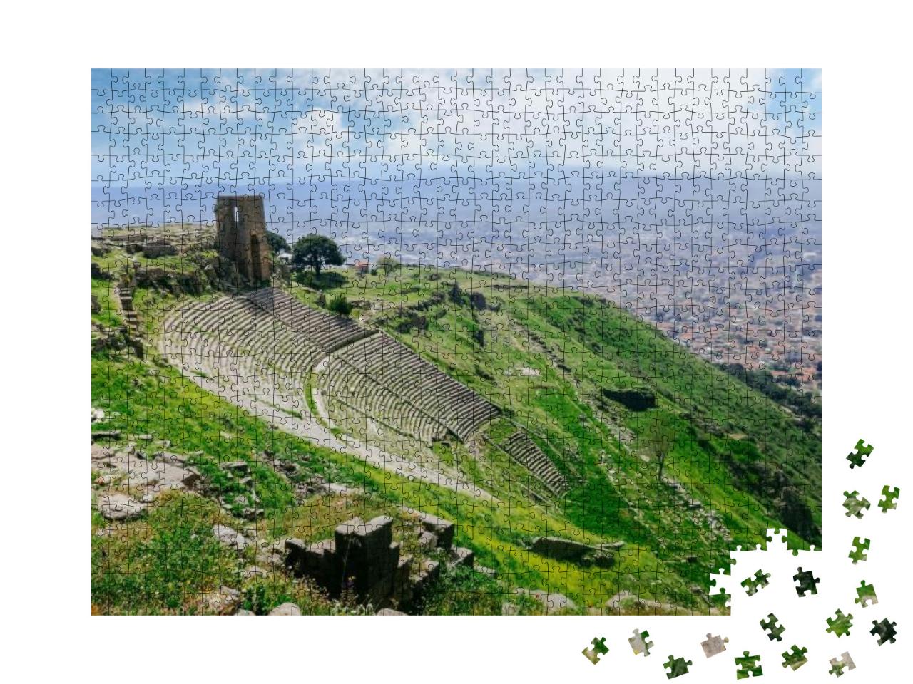 Puzzle 1000 Teile „Antikes römisches Amphitheater, Pergamon, Türkei“
