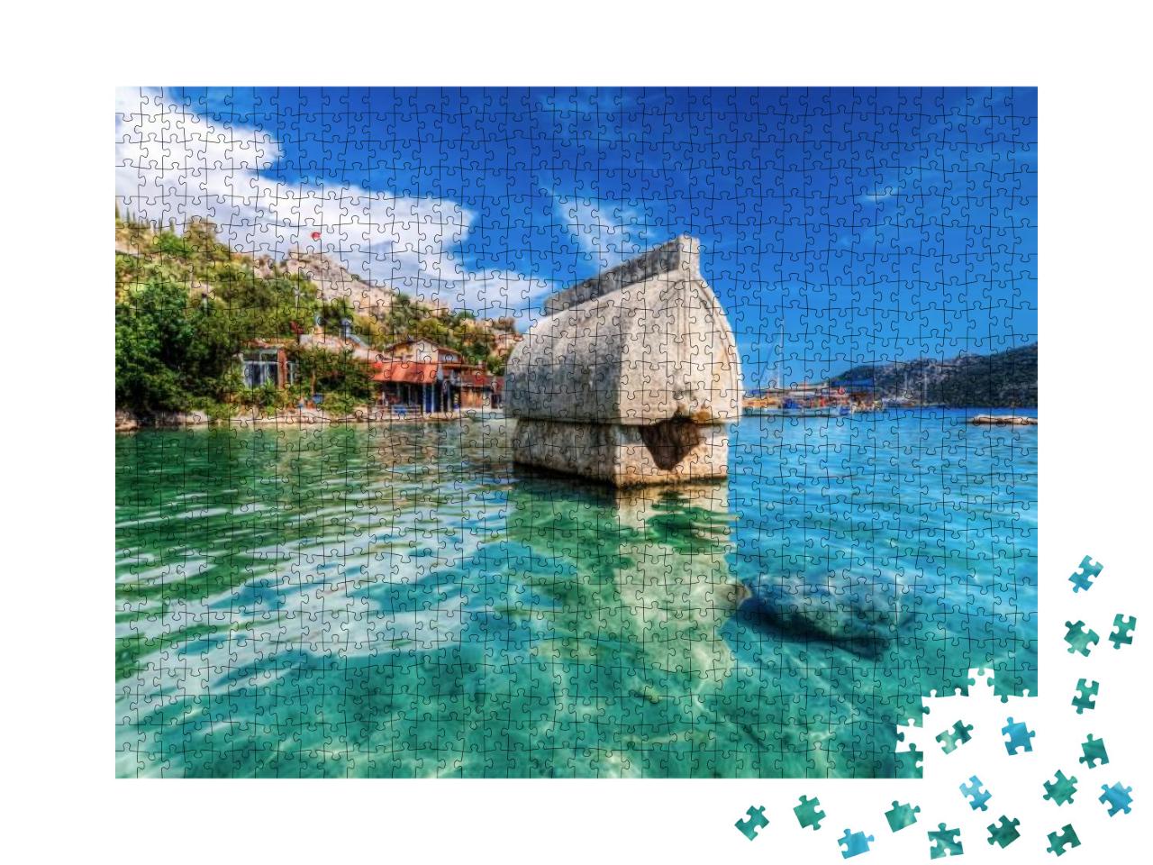 Puzzle 1000 Teile „Bezauberndes Kekova, Türkei“
