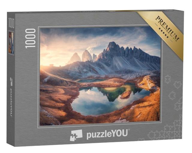 Puzzle 1000 Teile „Wilde Dolomiten, Italien“