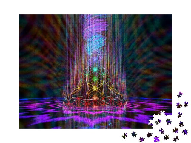 Puzzle 1000 Teile „Harmonie der Demiurgen-Meditation“