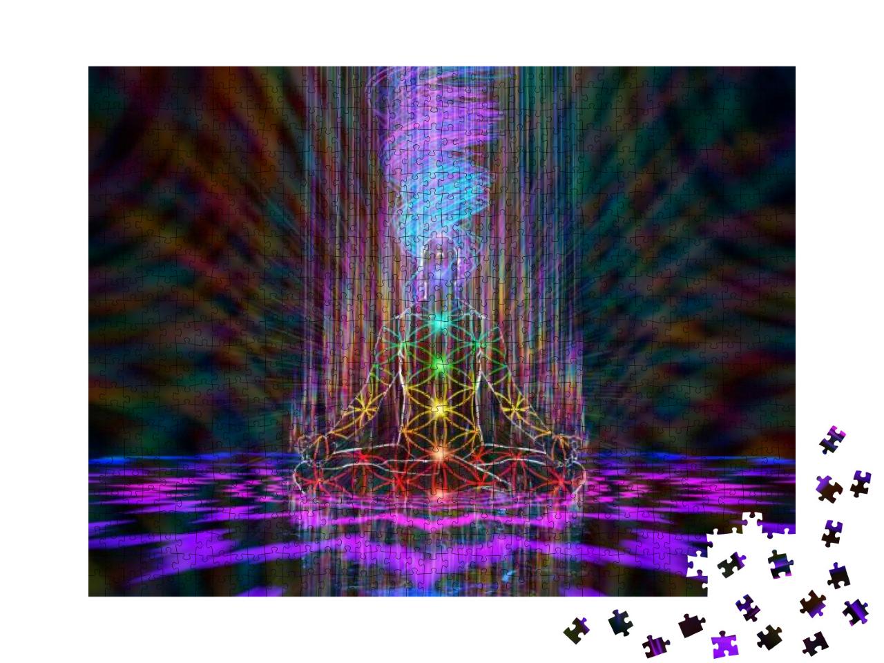 Puzzle 1000 Teile „Harmonie der Demiurgen-Meditation“