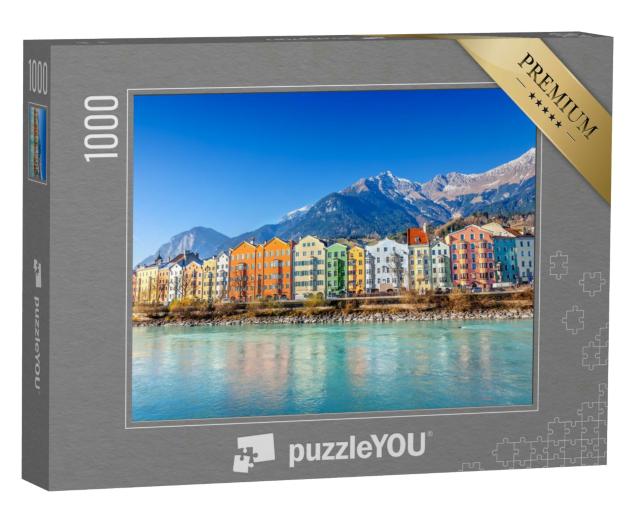 Puzzle 1000 Teile „Stadtbild von Innsbruck, Österreich“