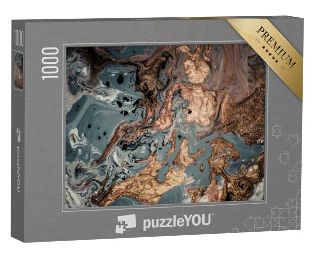 Puzzle 1000 Teile „Luxuriöse und magische Kunst im östlichen Stil“