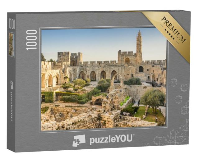Puzzle 1000 Teile „Der Davidsturm über Jerusalem“