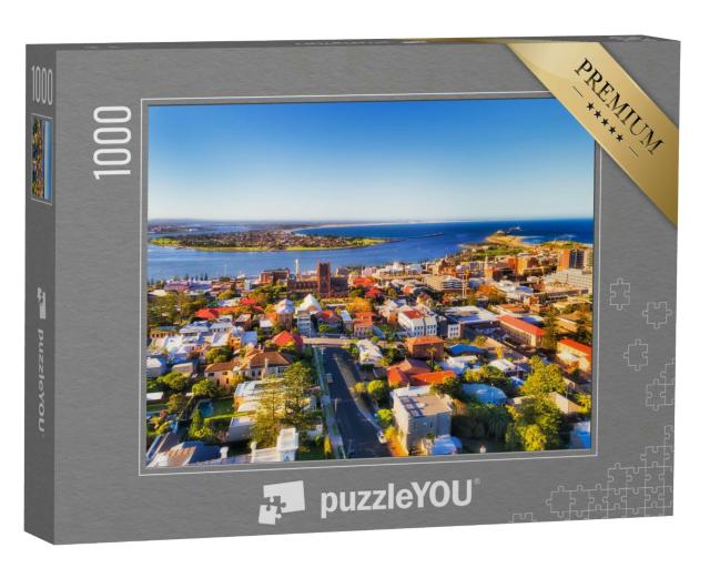Puzzle 1000 Teile „Newcastle an der Mündung des Hunter River, Australien“