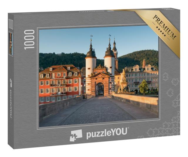 Puzzle 1000 Teile „Alte Brücke in Heidelberg, Deutschland“