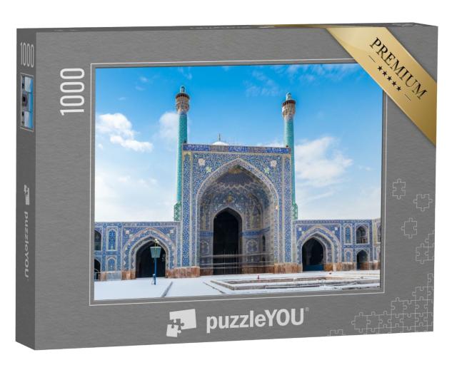 Puzzle 1000 Teile „Innenhof der Schah-Moschee in Isfahan, Iran“