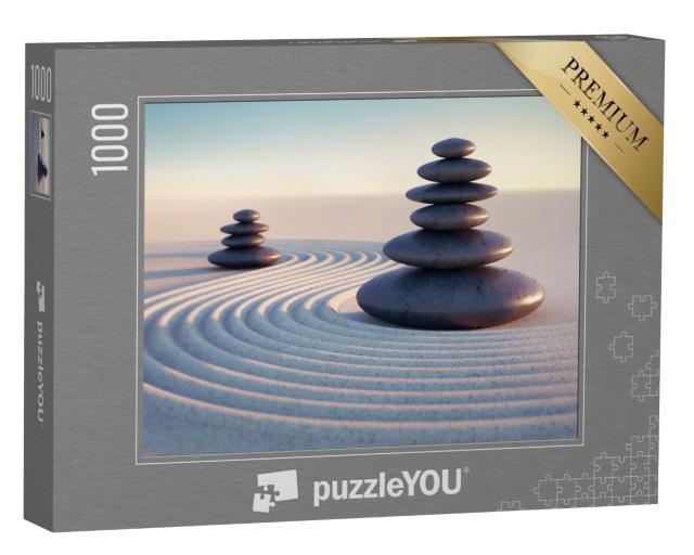 Puzzle 1000 Teile „Japanischer Zen-Garten“