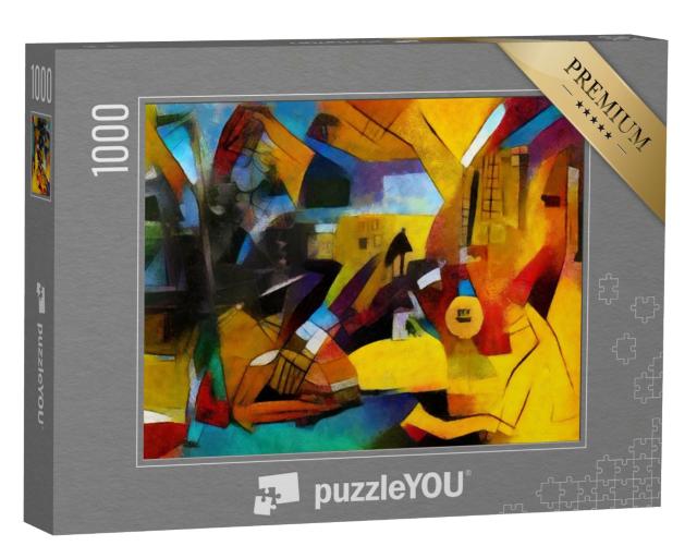 Puzzle 1000 Teile „Alternative Reproduktionen von berühmten Gemälden, Picasso“