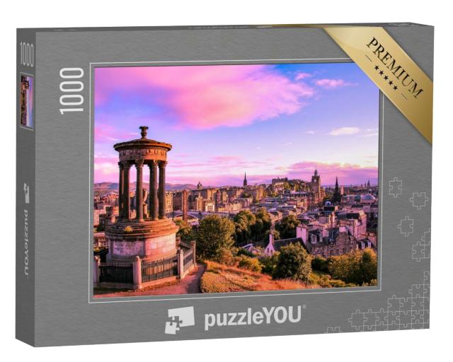 Puzzle 1000 Teile „Skyline von Edinburgh, Schottland“