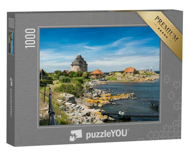 Puzzle 1000 Teile „Christianso: malerische dänische Insel in der Nähe von Bornholm in der Ostsee“