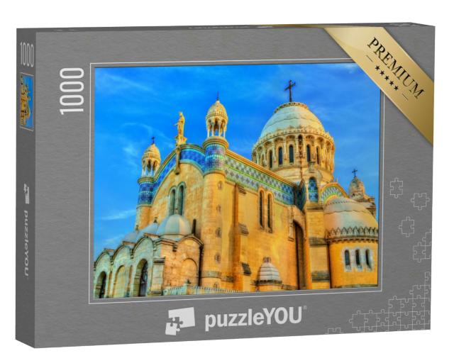 Puzzle 1000 Teile „Basilika Unserer Lieben Frau von Afrika in Algier, Algerien“