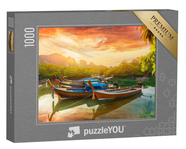 Puzzle 1000 Teile „Phi Phi Insel bei Sonnenuntergang, Thailand“