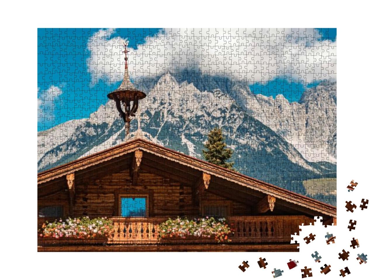 Puzzle 1000 Teile „Ellmau am Wilden Kaiser, Tirol, Österreich“