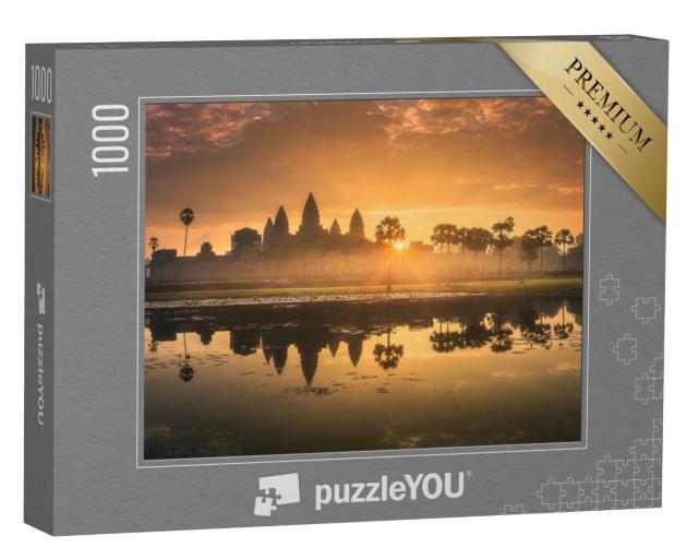 Puzzle 1000 Teile „Tempelkomplex Angkor Wat in Kambodscha“