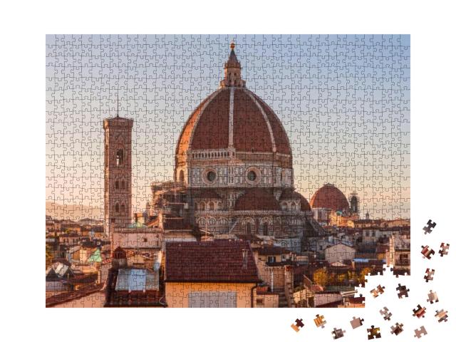 Puzzle 1000 Teile „Kathedrale Santa Maria del Fiore in Florenz, Toskana, Italien“