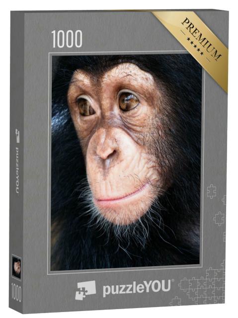 Puzzle 1000 Teile „Nahaufnahme von Mixed-Breed-Affe“