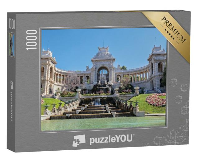 Puzzle 1000 Teile „Palais Longchamp in Marseille, Frankreich“