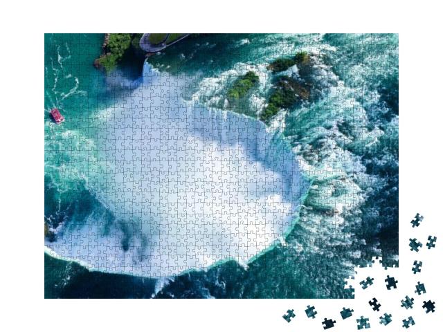 Puzzle 1000 Teile „Niagarafälle, kanadische Seite, Ontario, Kanada“
