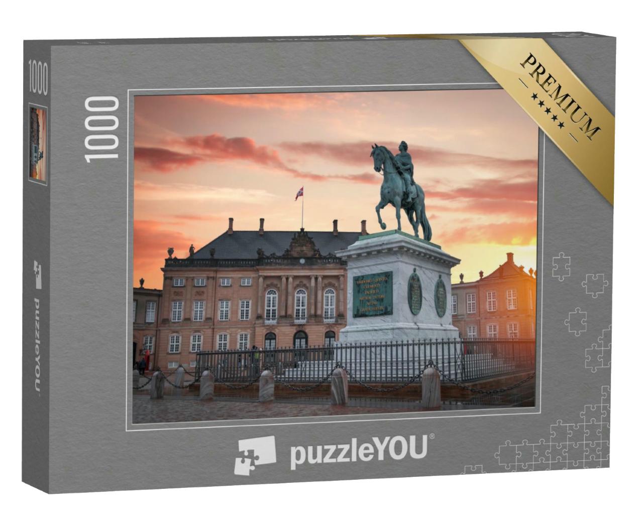 Puzzle 1000 Teile „Das königliche Schloss Amalienborg in Kopenhagen“