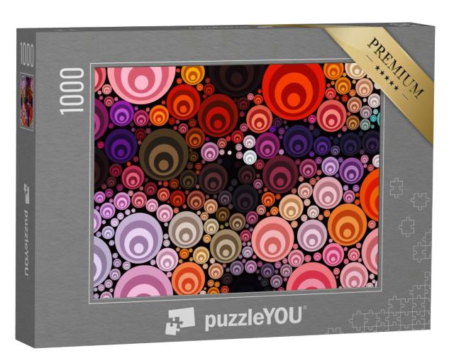 Puzzle 1000 Teile „Geometrisches Kunstwerk aus Kreisen“