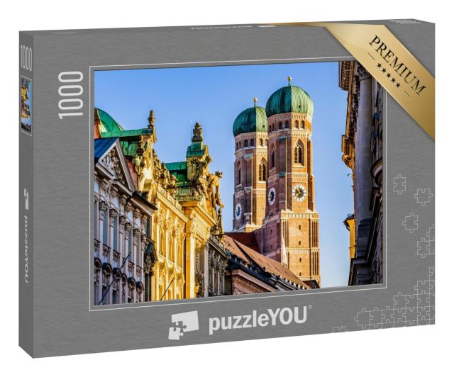 Puzzle 1000 Teile „Münchner Dom: Liebfrauenkirche, Bayern, Deutschland“