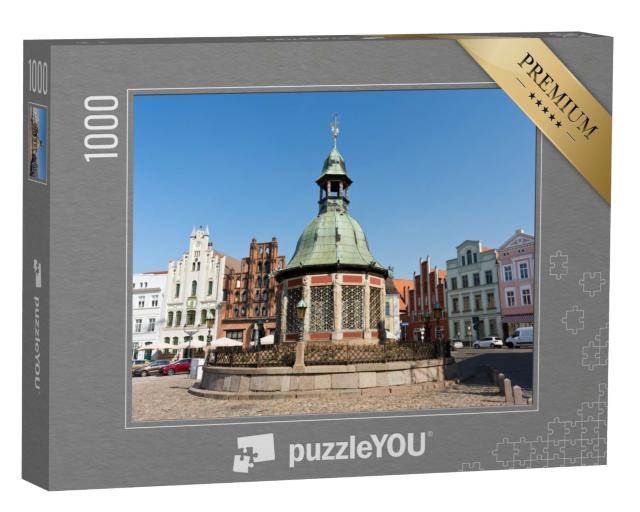Puzzle 1000 Teile „Marktplatz der Hansestadt Wismar, Mecklenburg Vorpommern“