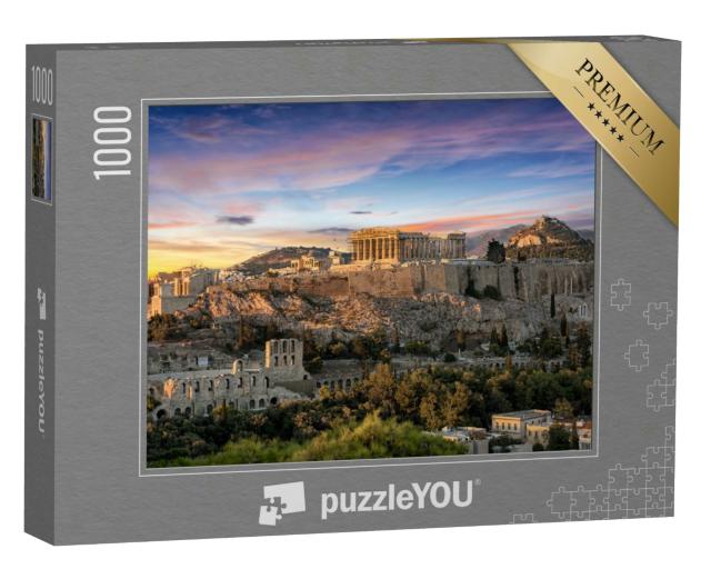 Puzzle 1000 Teile „Parthenon-Tempel auf der Akropolis von Athen, Griechenland“
